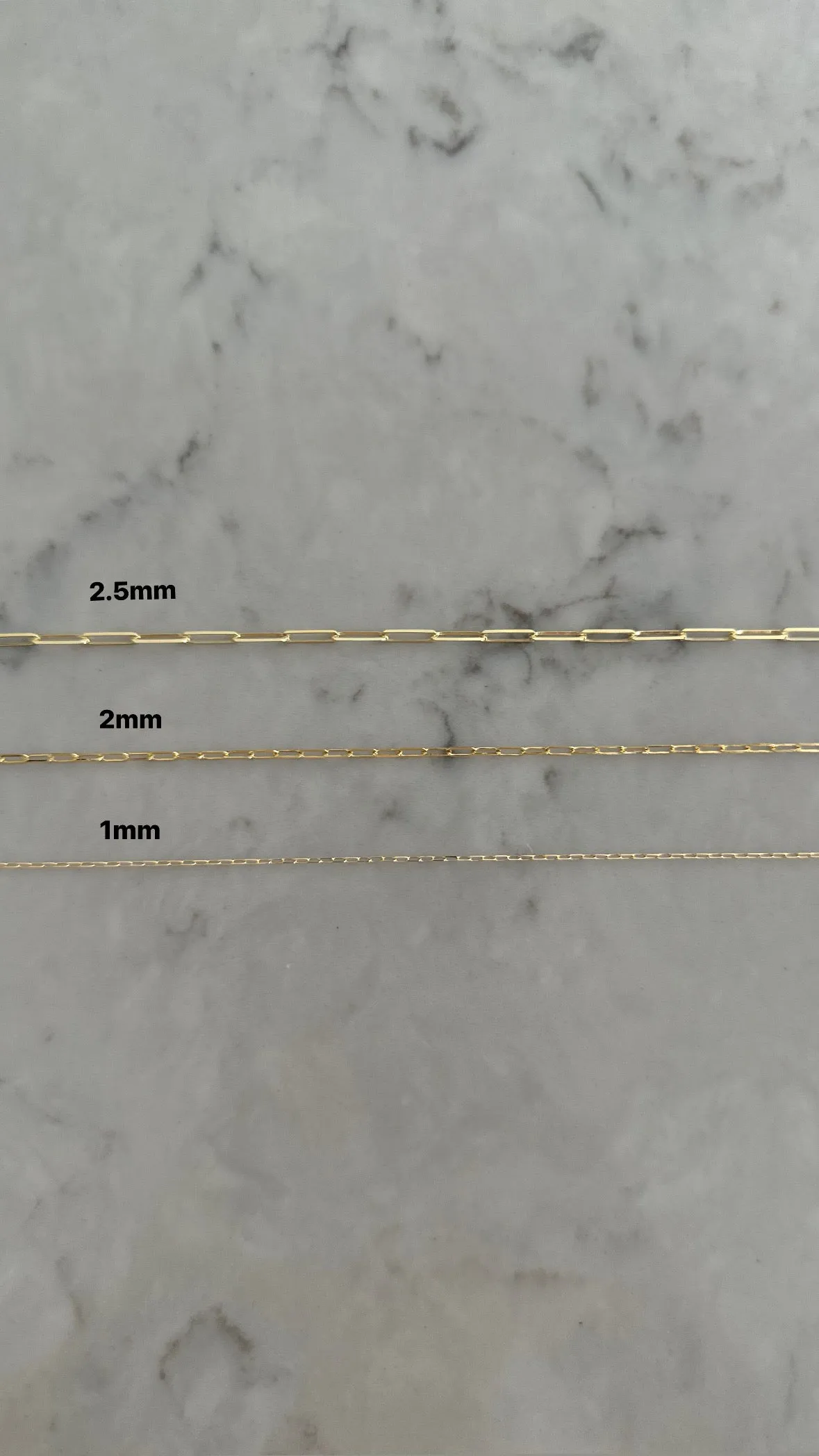 10K Gold Paperclip Chain