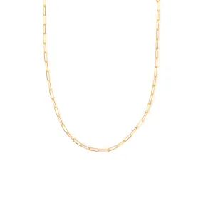 10K Gold Paperclip Chain