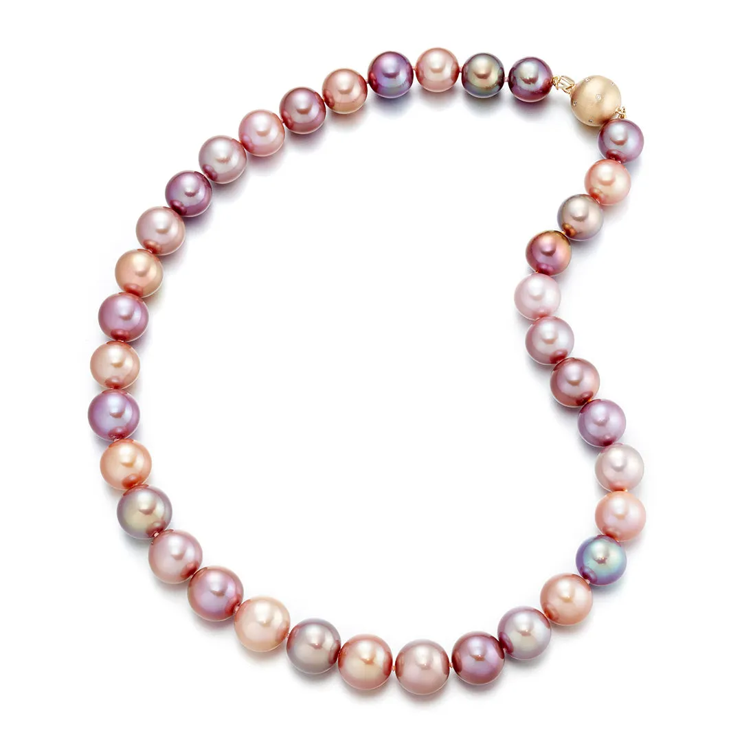 11-12.5mm Multi-Color Pearl Necklace