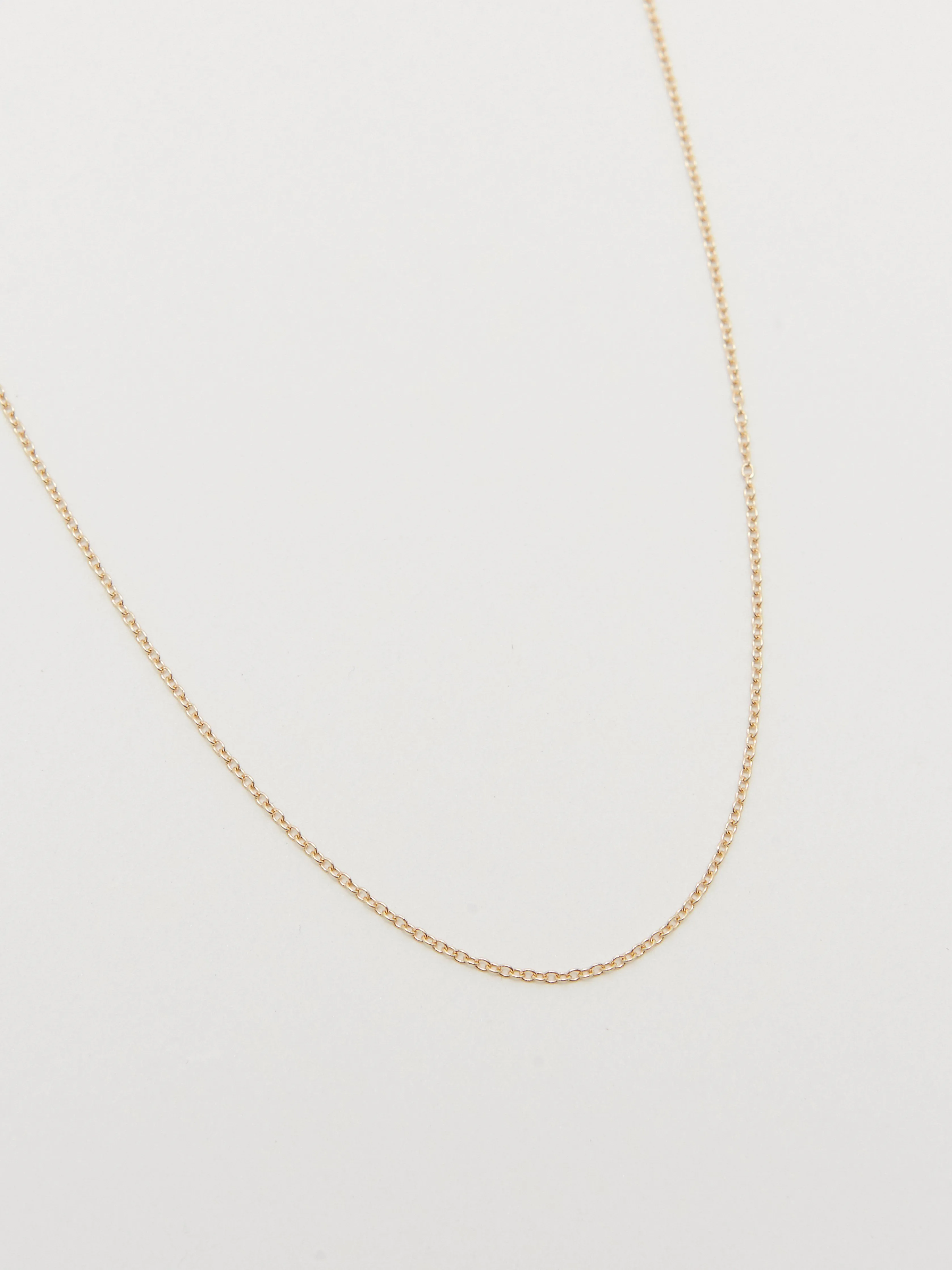 14K 16" Simple Necklace