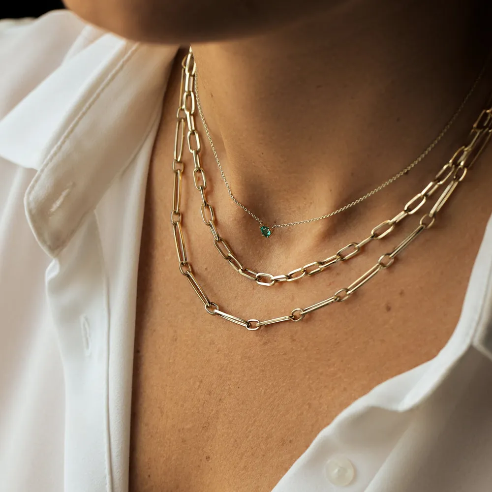 14k Oval Link Chain Necklace