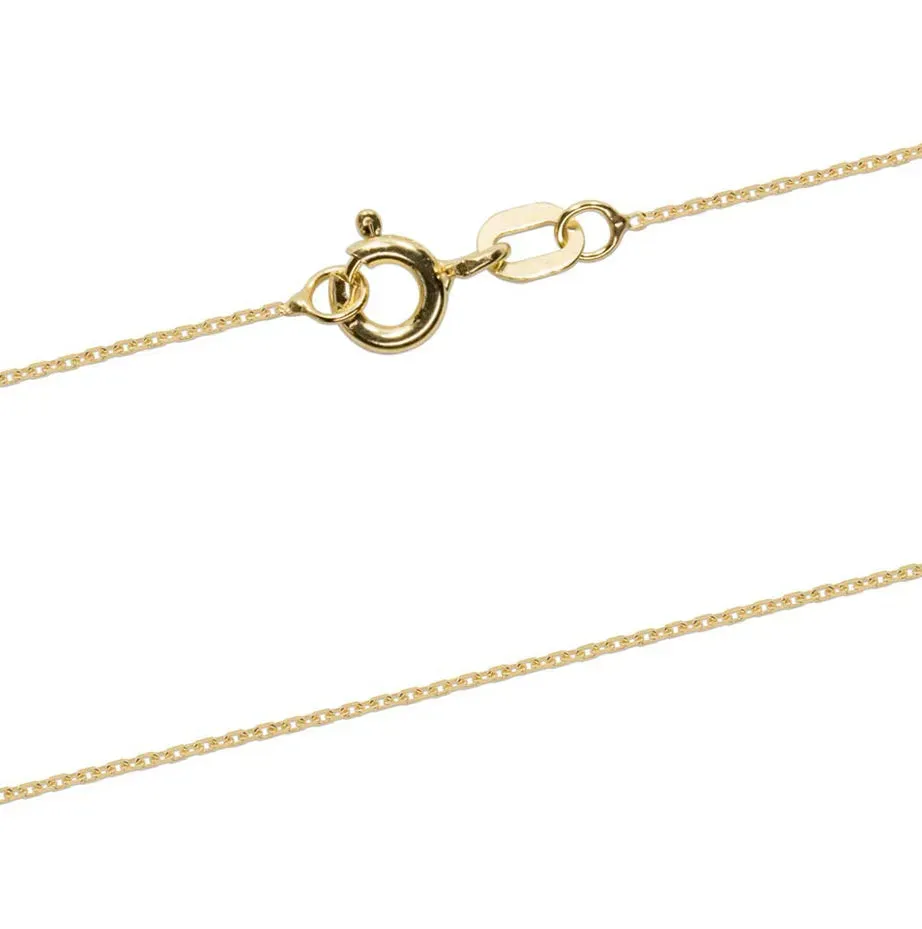 18ct Gold Diamond Cut Trace Chain