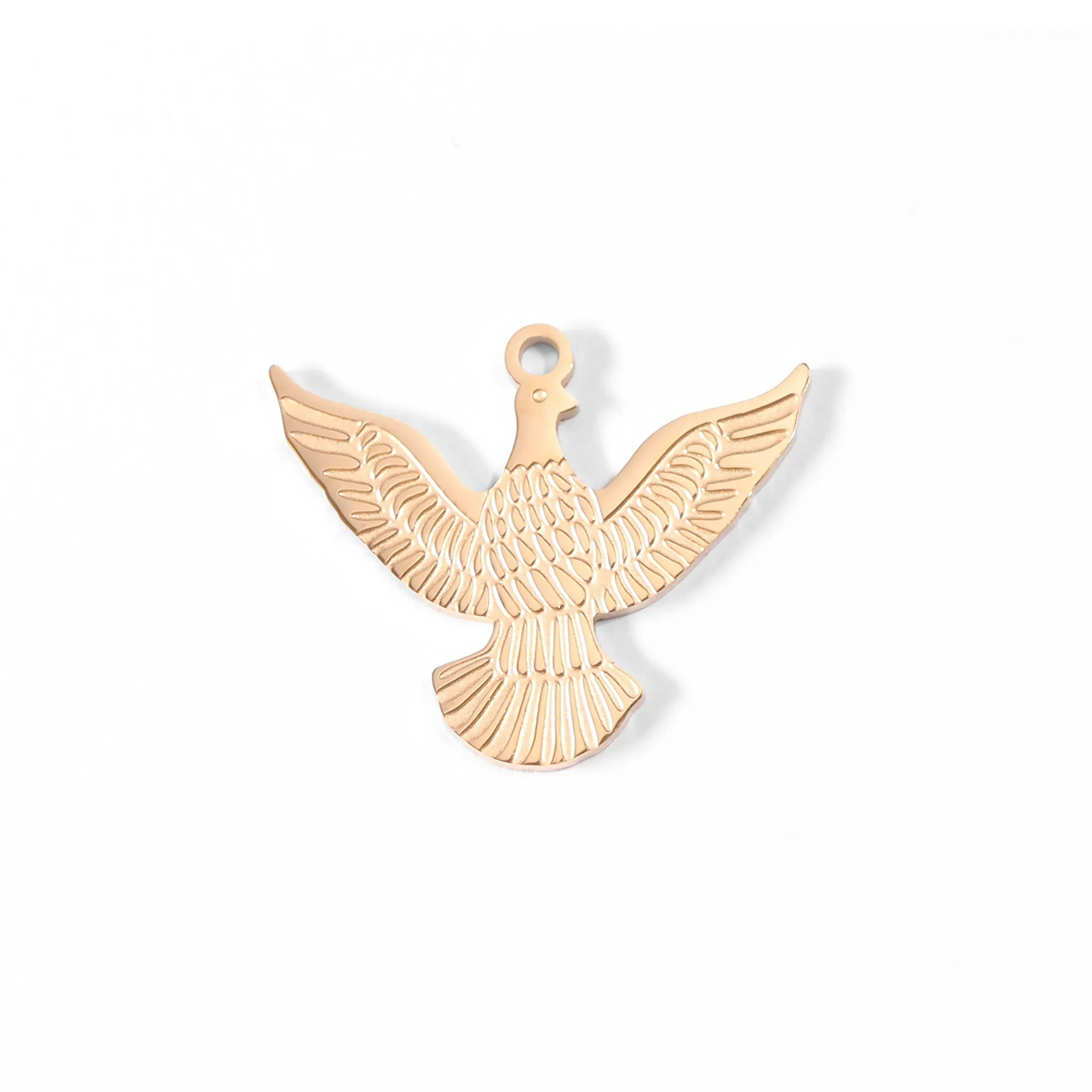 18K Gold PVD Stainless Steel Eagle Charm / PDL0001