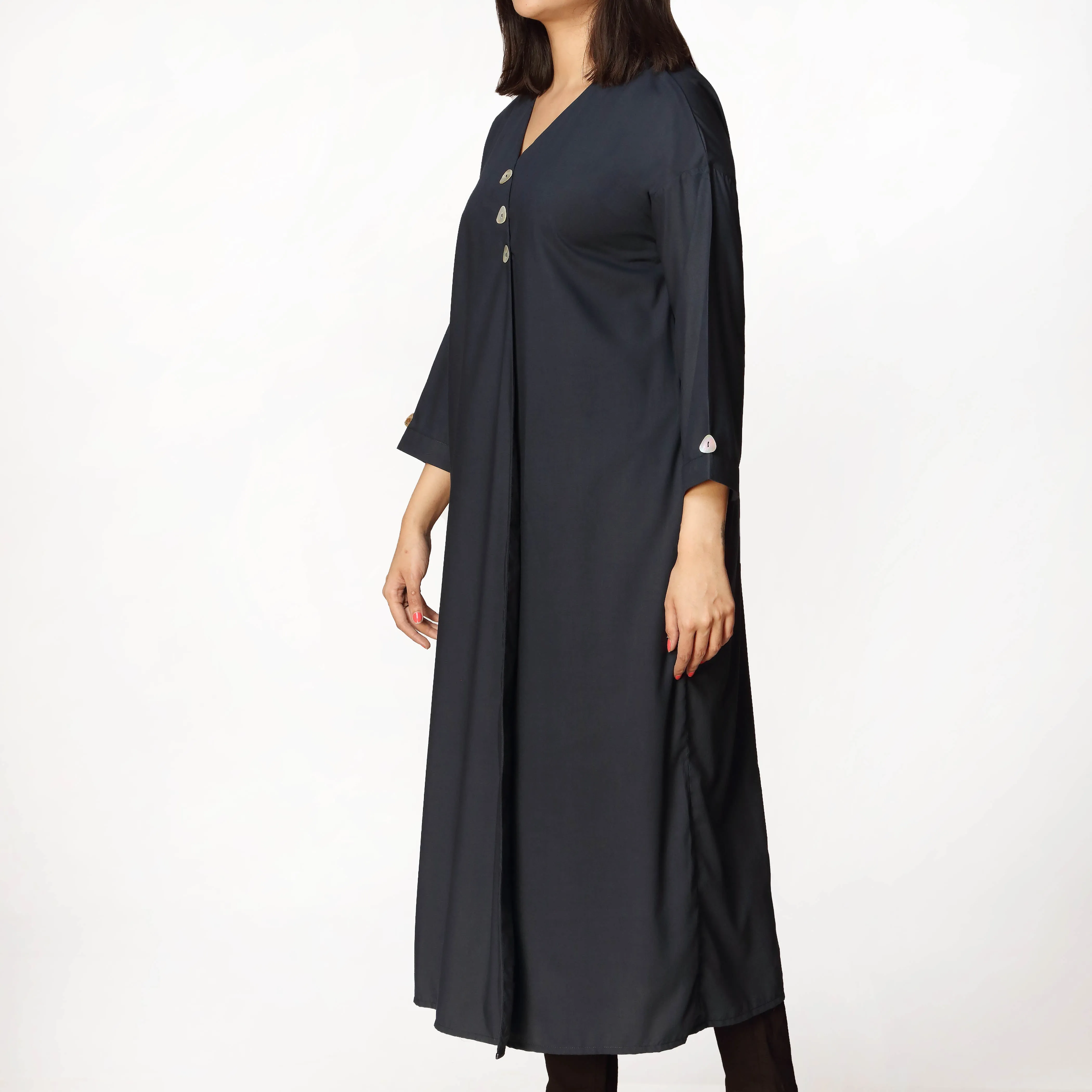 1PC- Solid Long Shirt PS3199