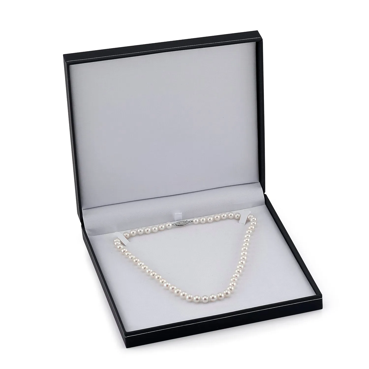 7-8mm White Freshwater Choker Length Pearl Necklace