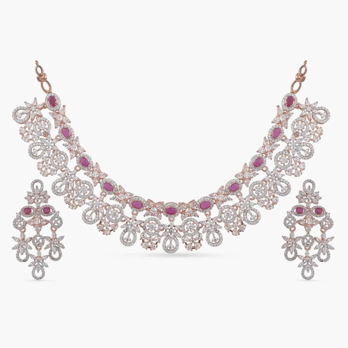 Abbey Nakshatra CZ Necklace Set