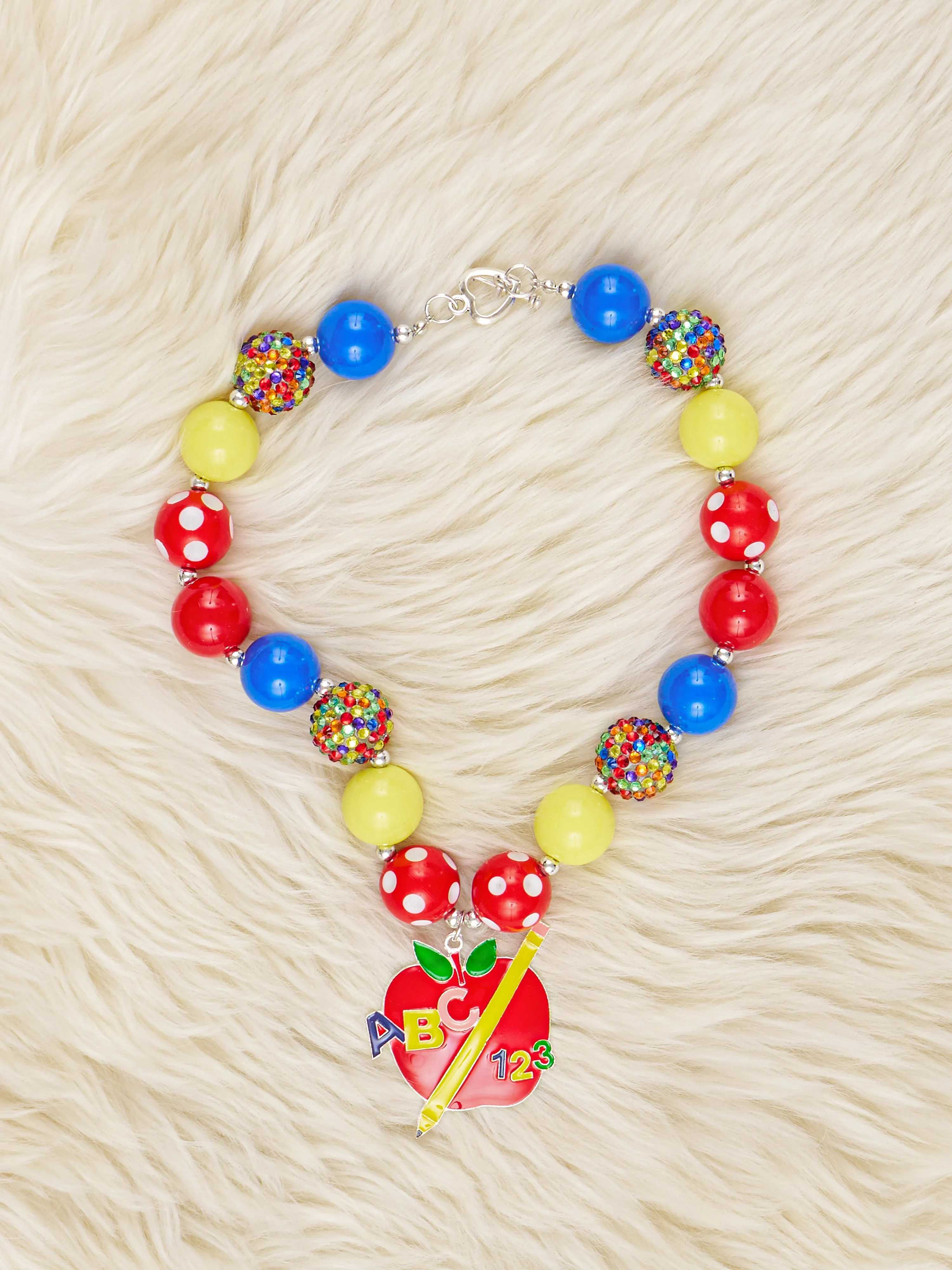 ABC Apple Bubblegum Necklace