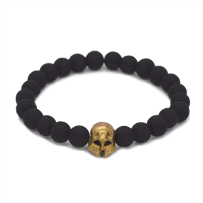 Achilles Black Unisex Bracelet