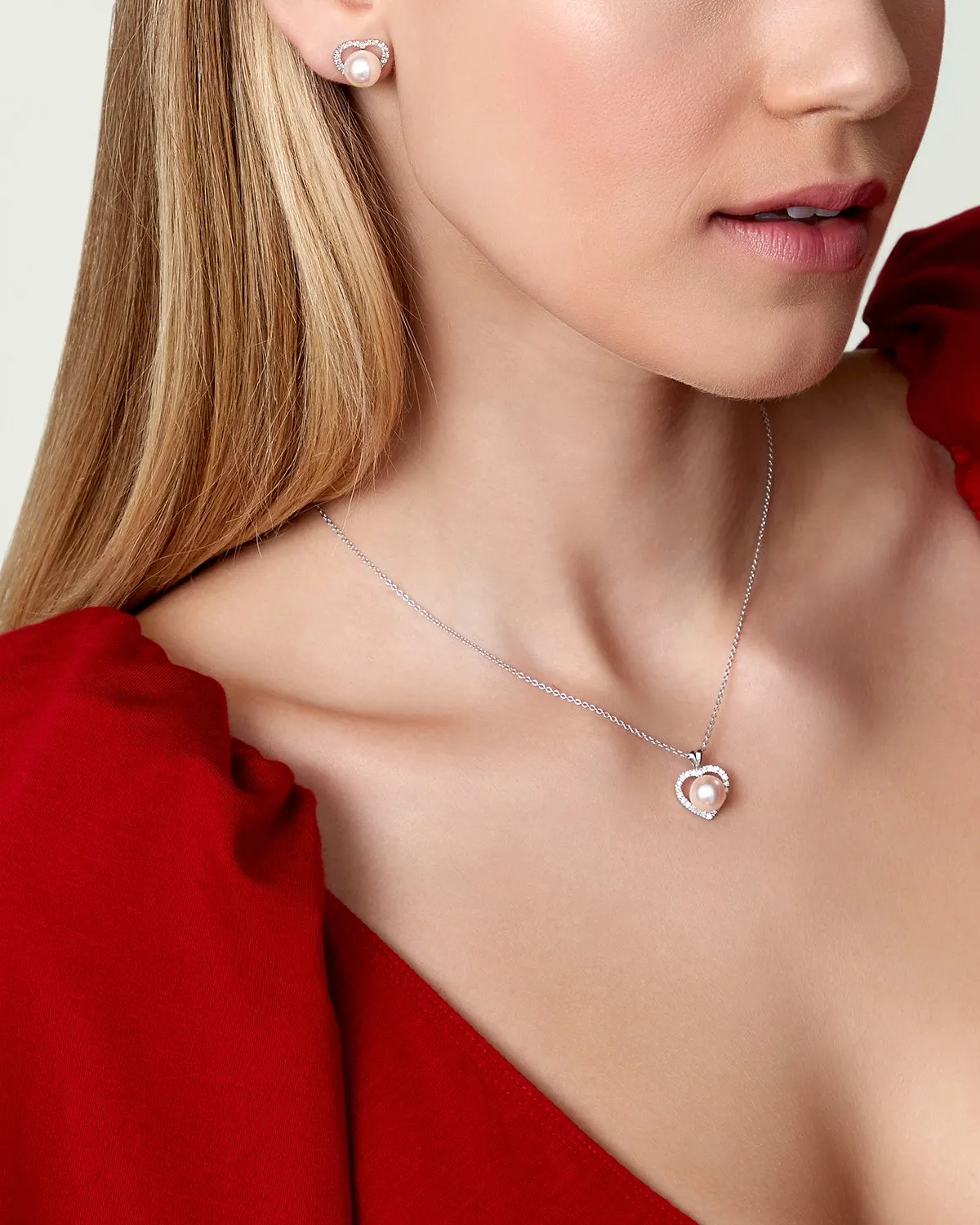 Akoya Pearl & Diamond Amour Pendant