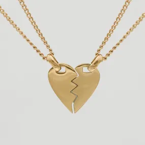 Amika Split Heart necklace