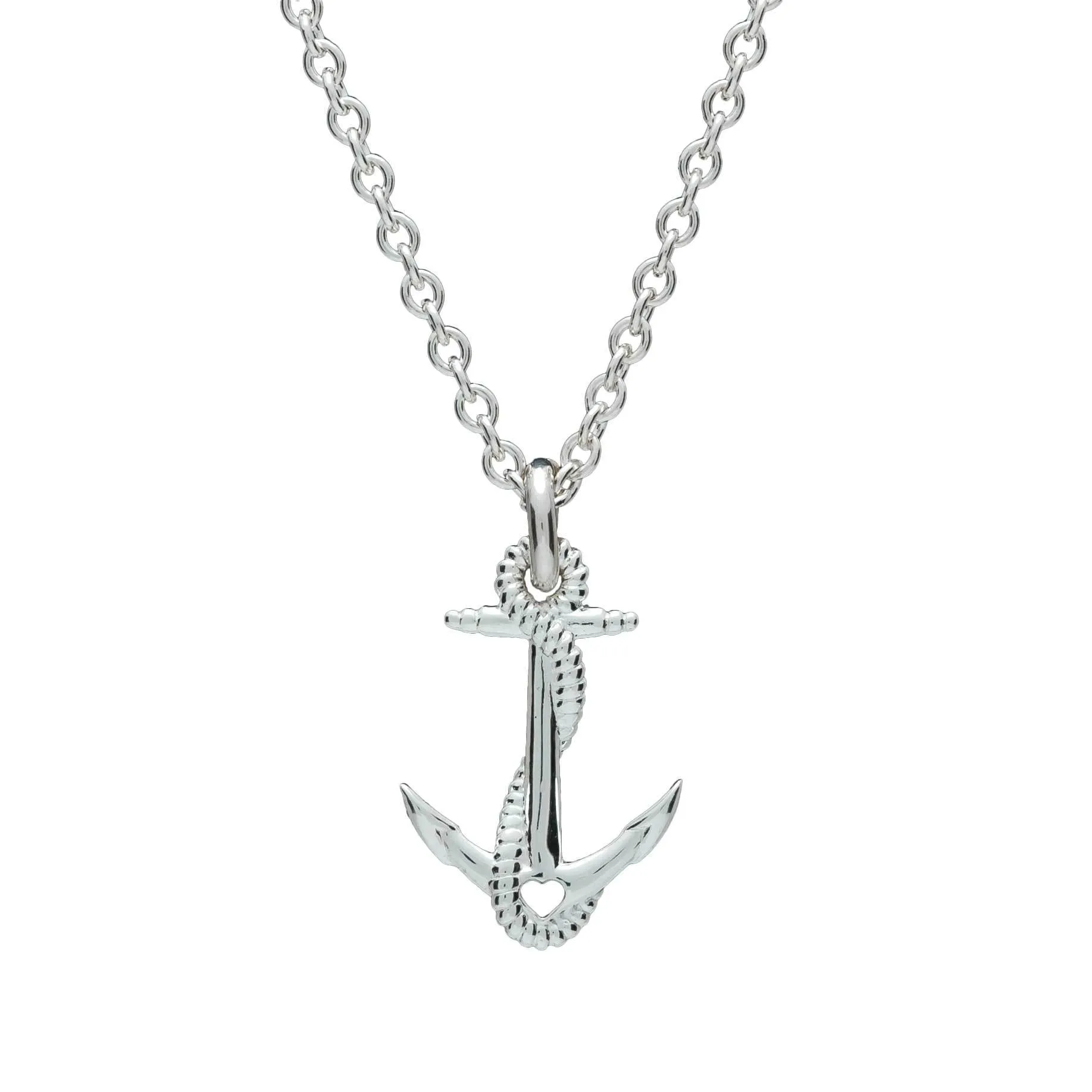 Anchor Silver Necklace