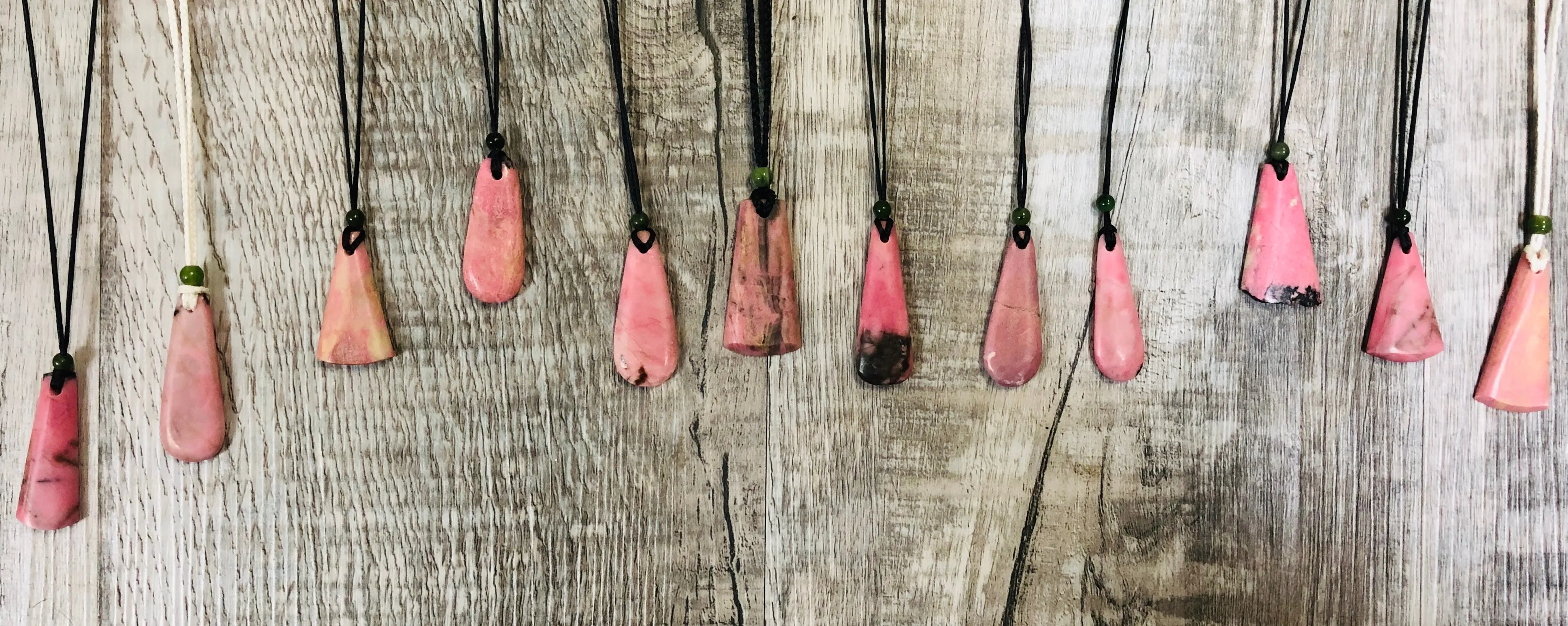 Assorted pendants, made in Jade City