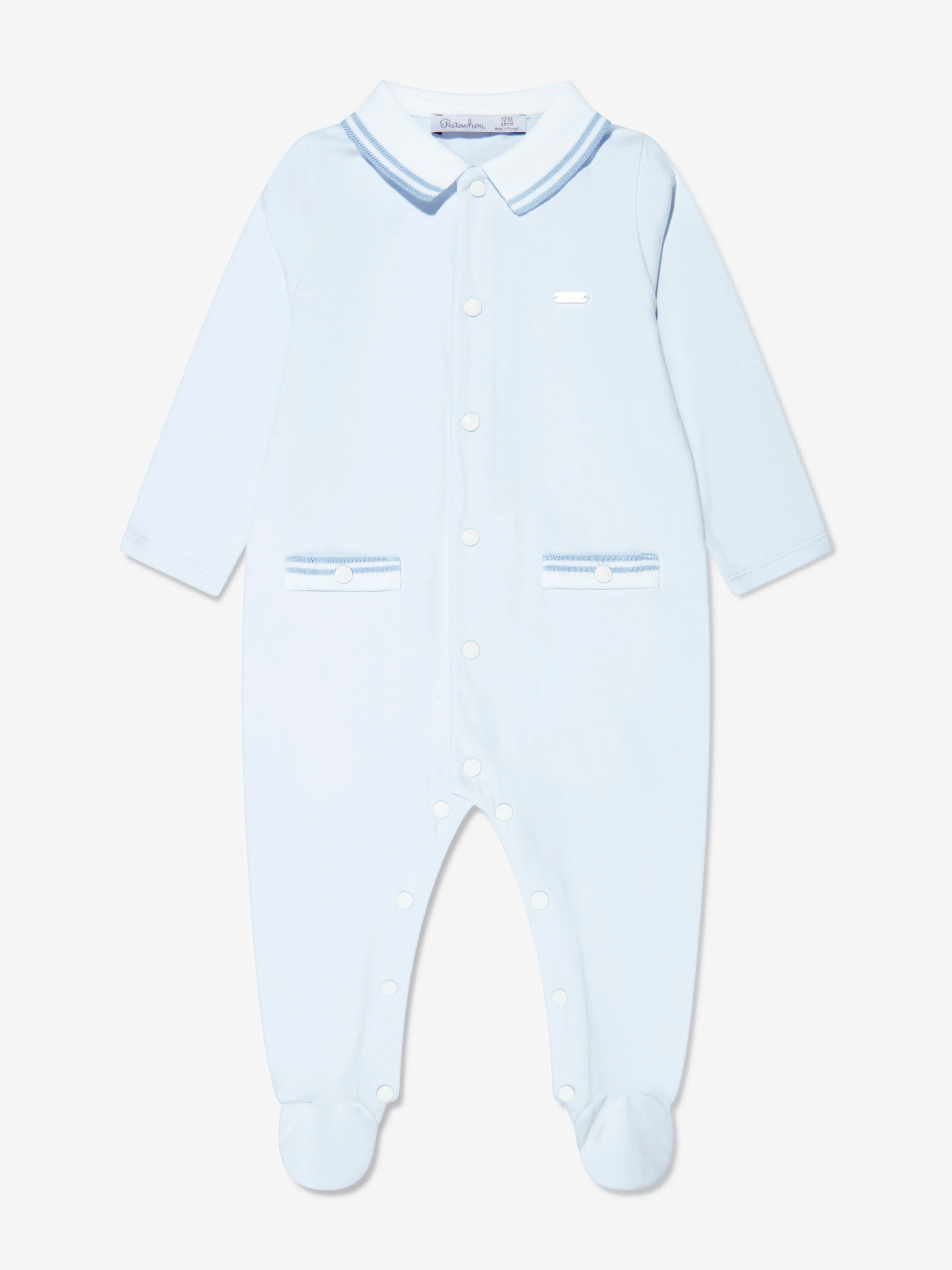 Baby Boys Branded Babygrow in Blue