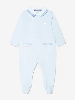 Baby Boys Branded Babygrow in Blue