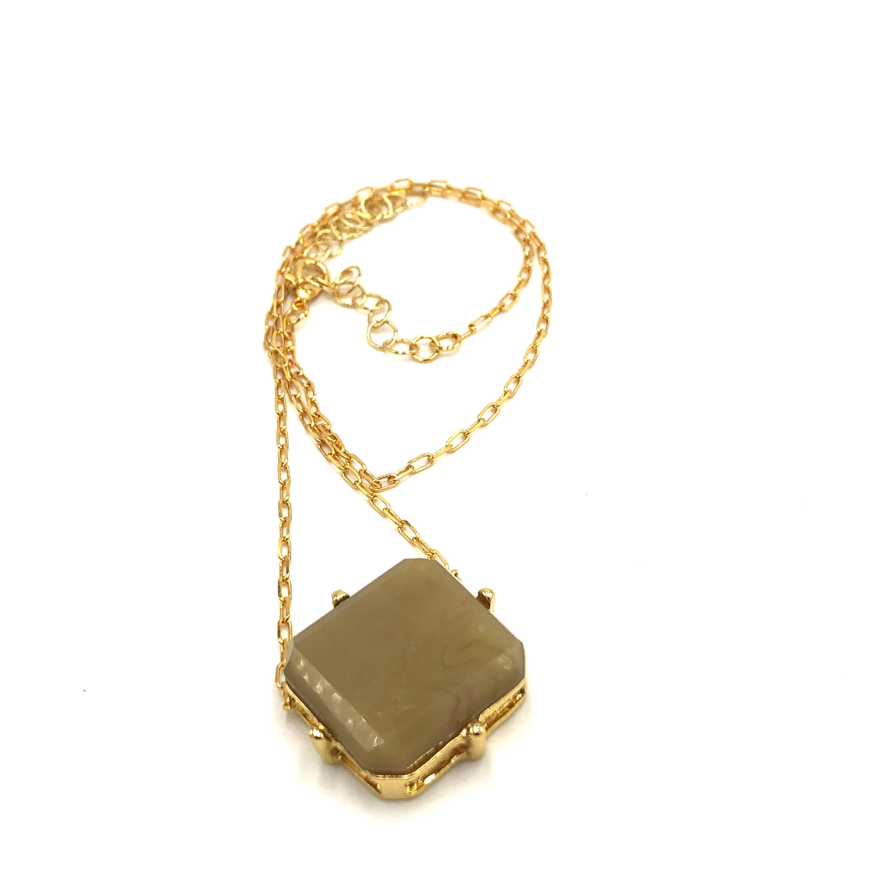 Beveled Geometric Angie Necklaces