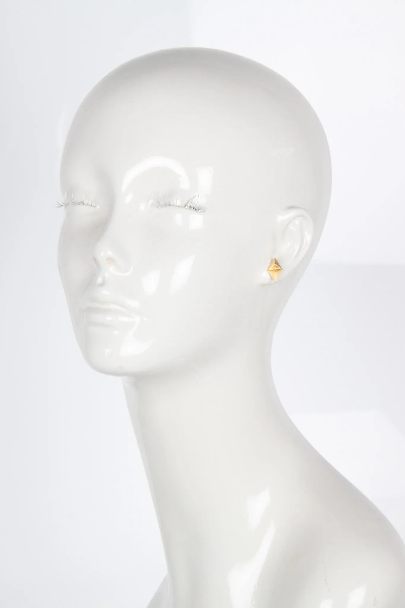 Billy Earring, Matte Gold