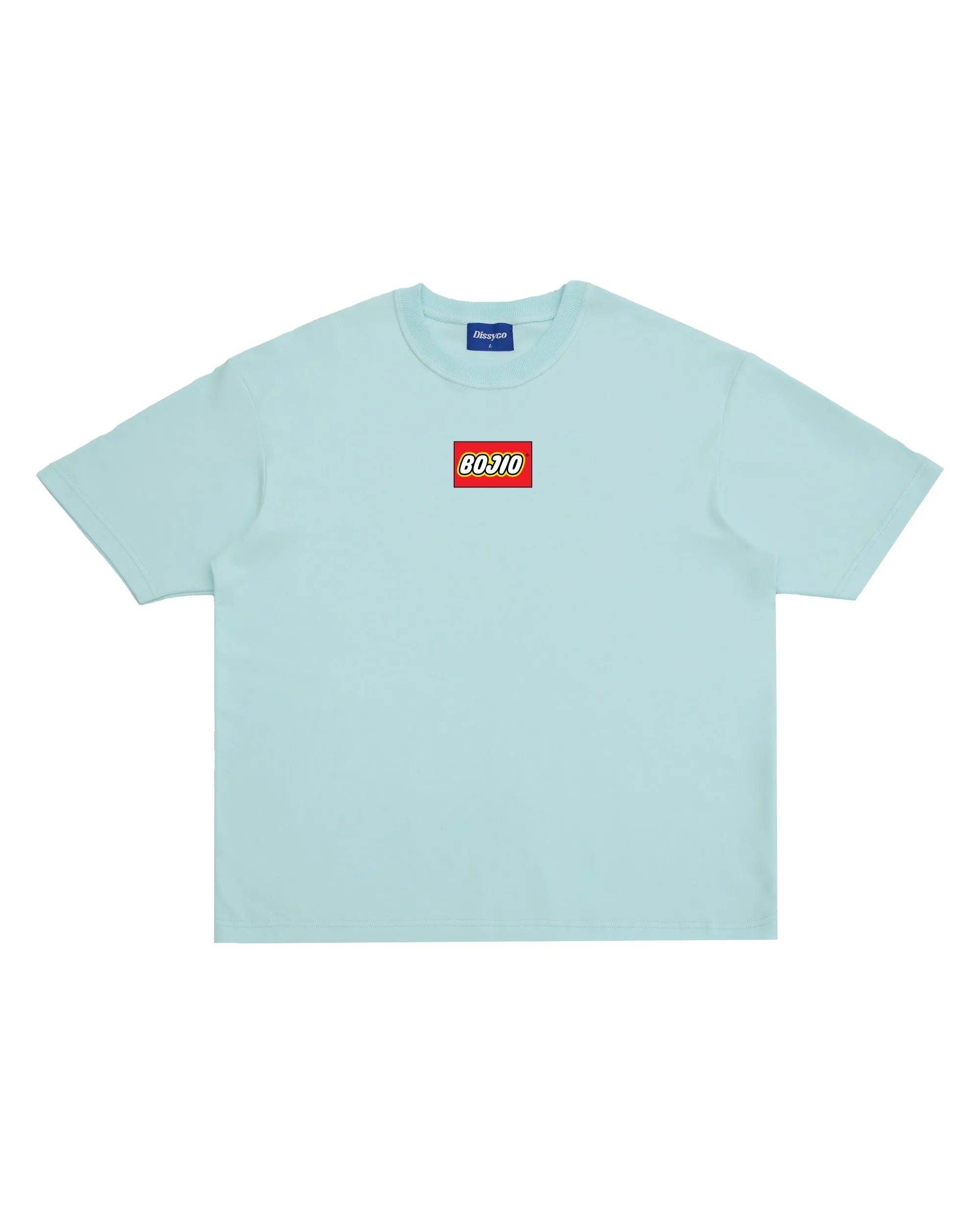 BOJIO TEE (BLACK/LIGHT BLUE)