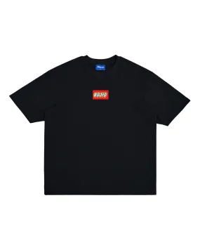 BOJIO TEE (BLACK/LIGHT BLUE)