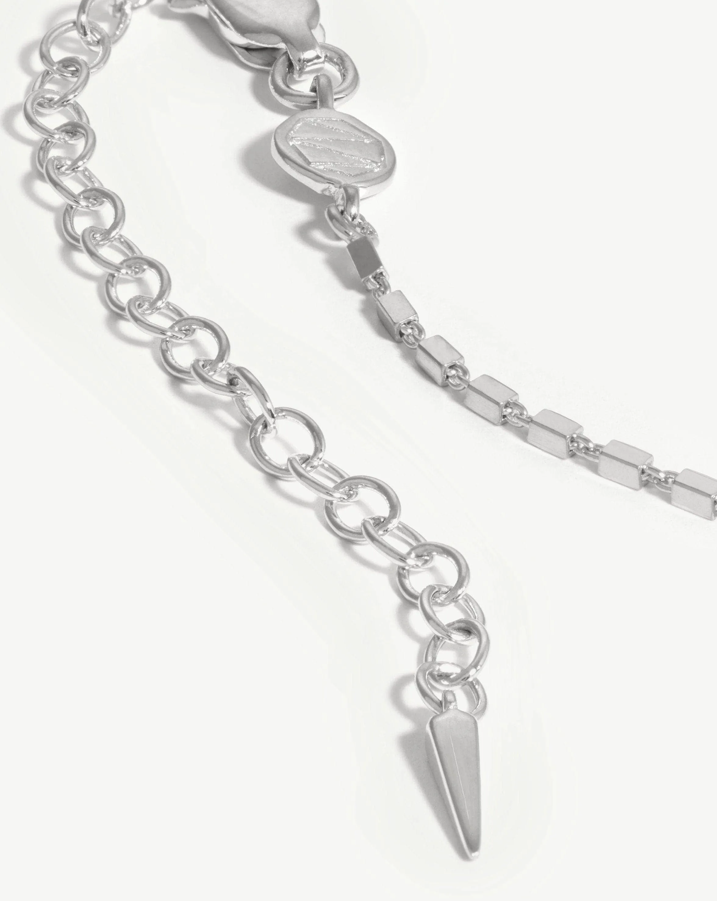 Box Link Chain Choker | Sterling Silver