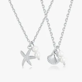 By The Seashore Silver Necklaces