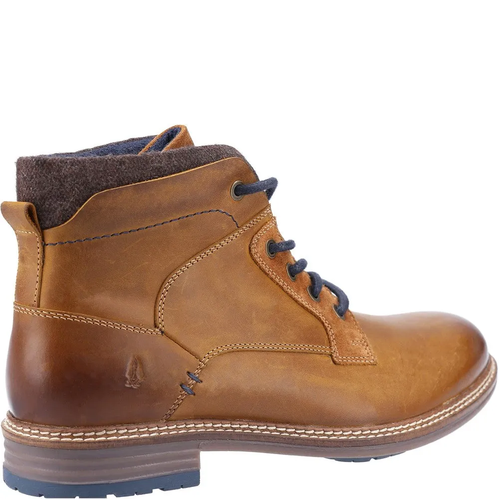 Camel Joel Lace-Up Boots