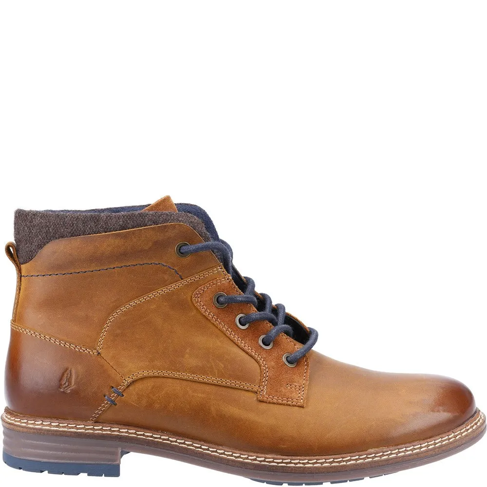 Camel Joel Lace-Up Boots