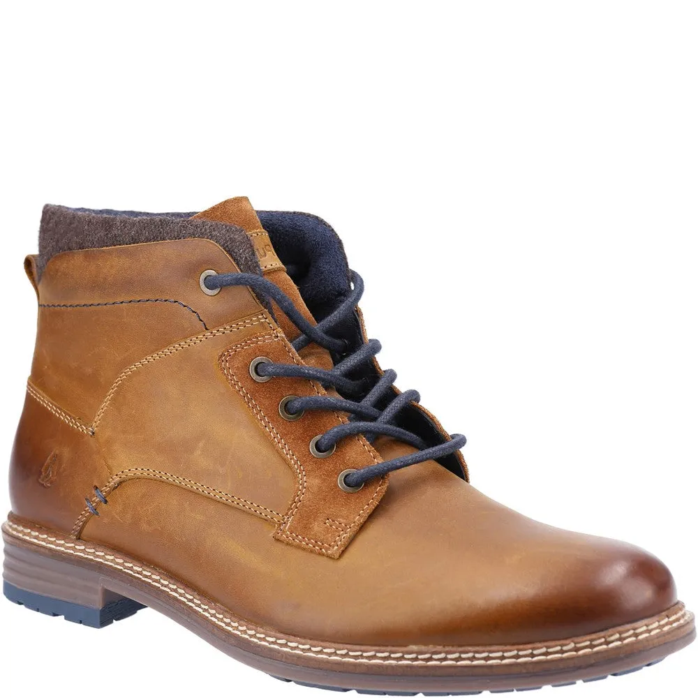 Camel Joel Lace-Up Boots