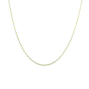 Candy Chain Necklace | Lemon & Silver