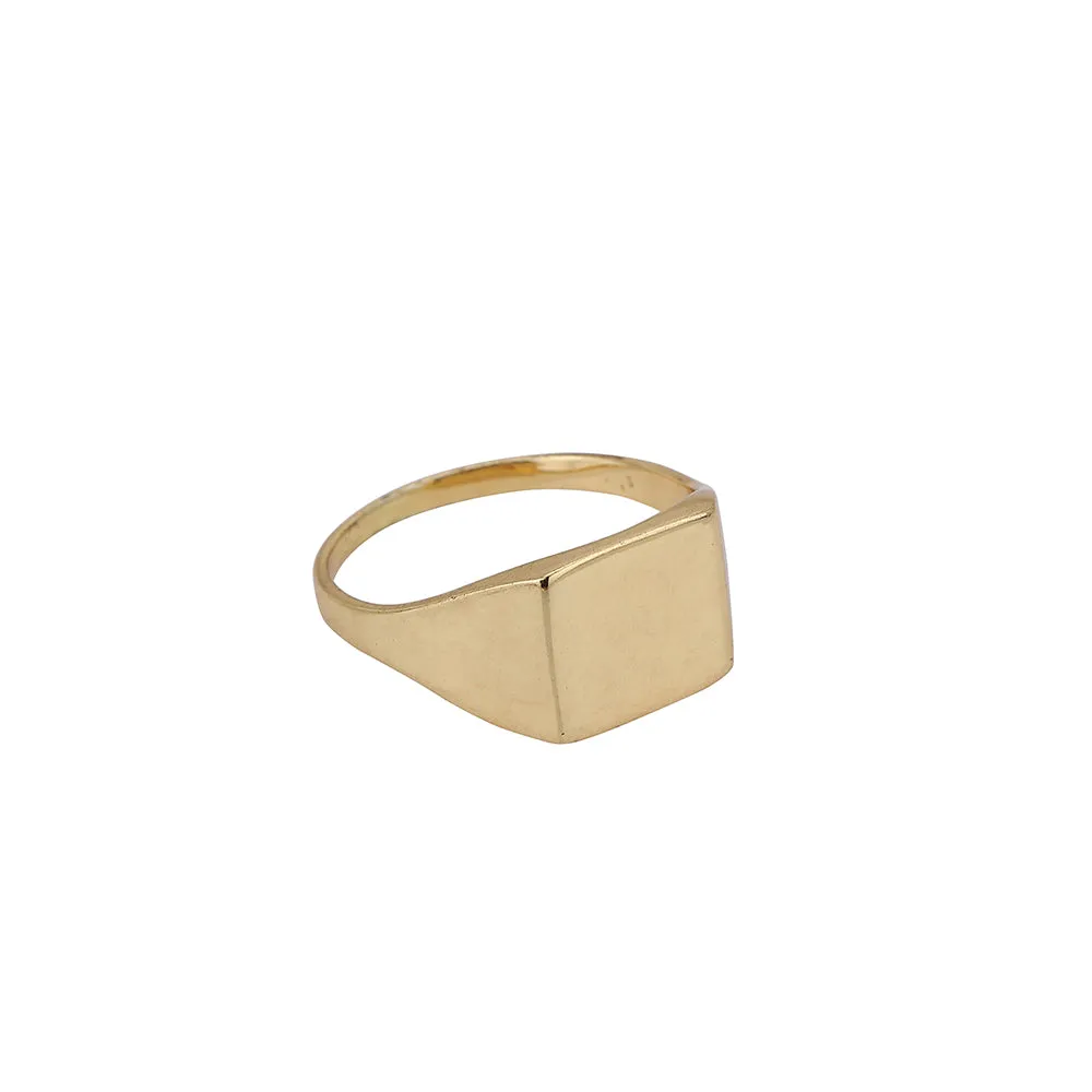 Carlton London Gold Plated Finger Ring For Men