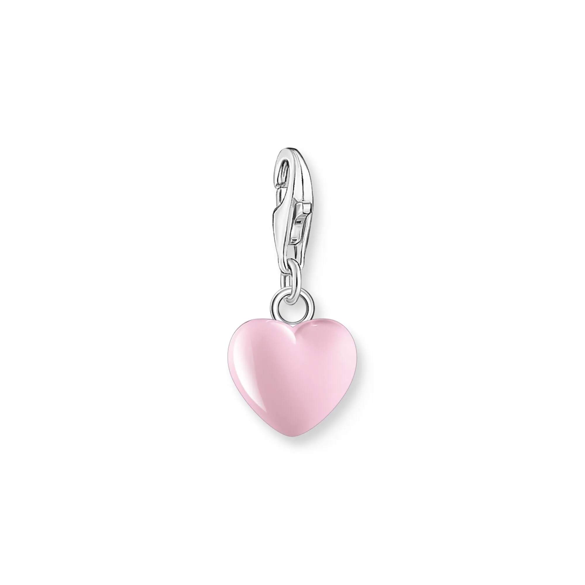 Charm Pendant heart silver