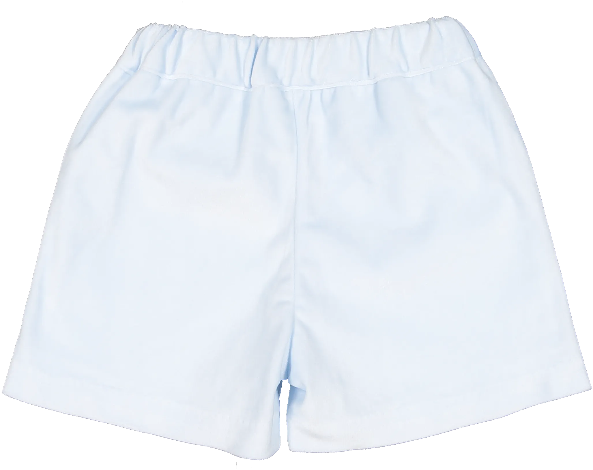 Charming Blue Velvet Shorts