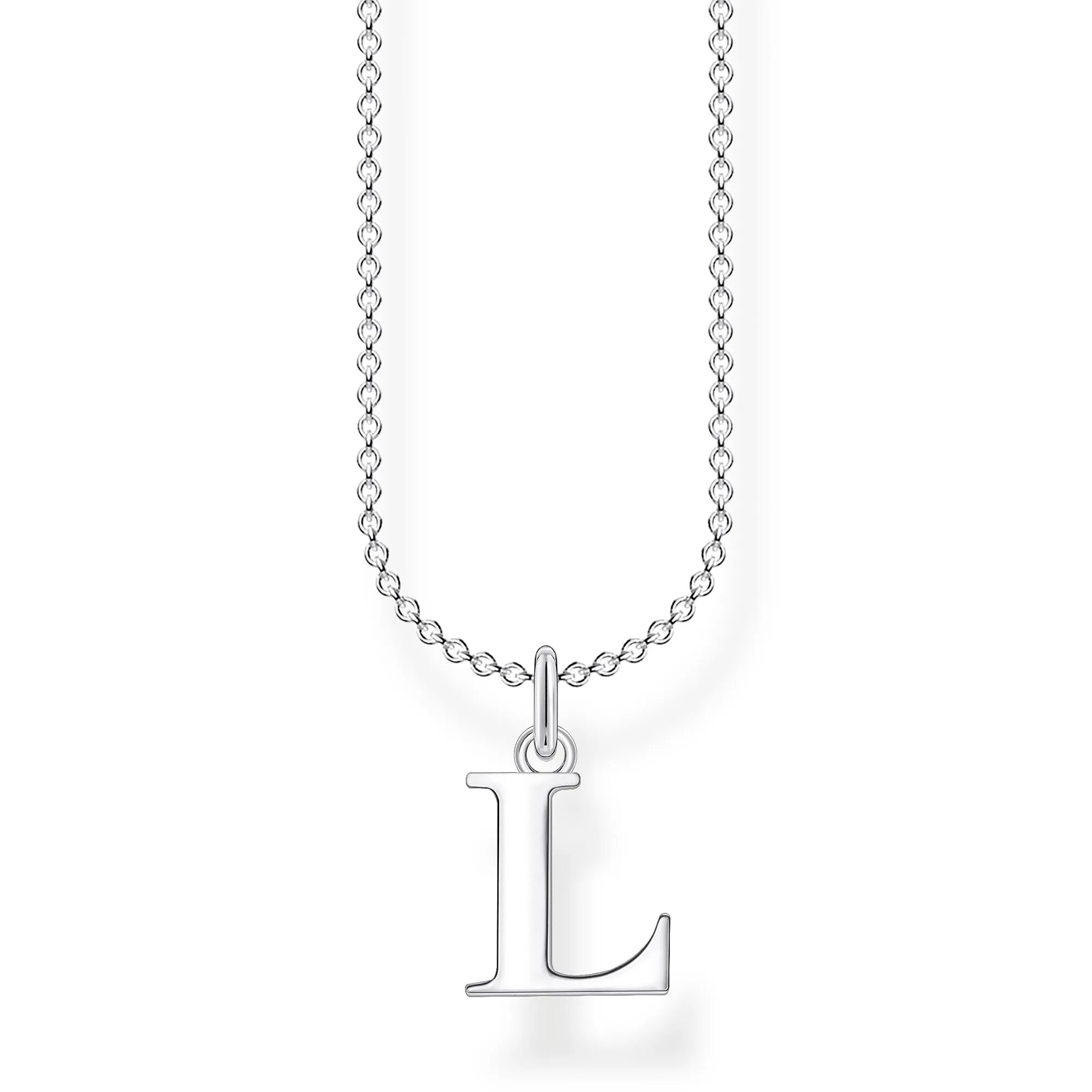 CHARMING COLLECTION LETTER 'L' NECKLACE 38-45CM