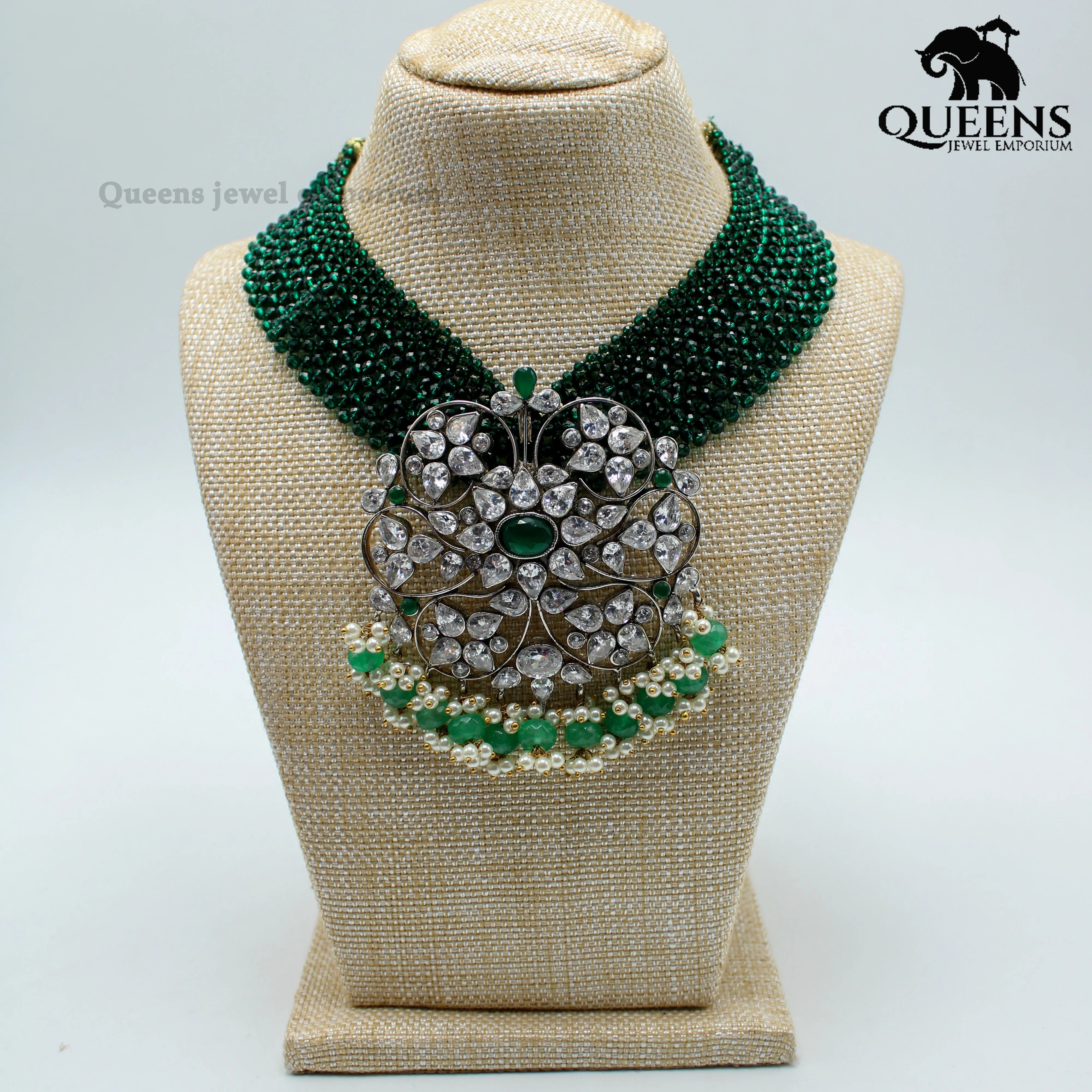 CHINMAYI CHOKER GREEN