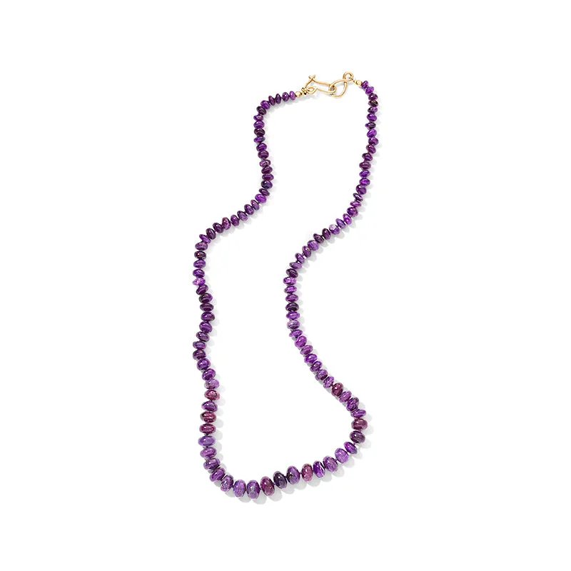 Chronos Strand, Sugilite, 18kt Yellow Gold