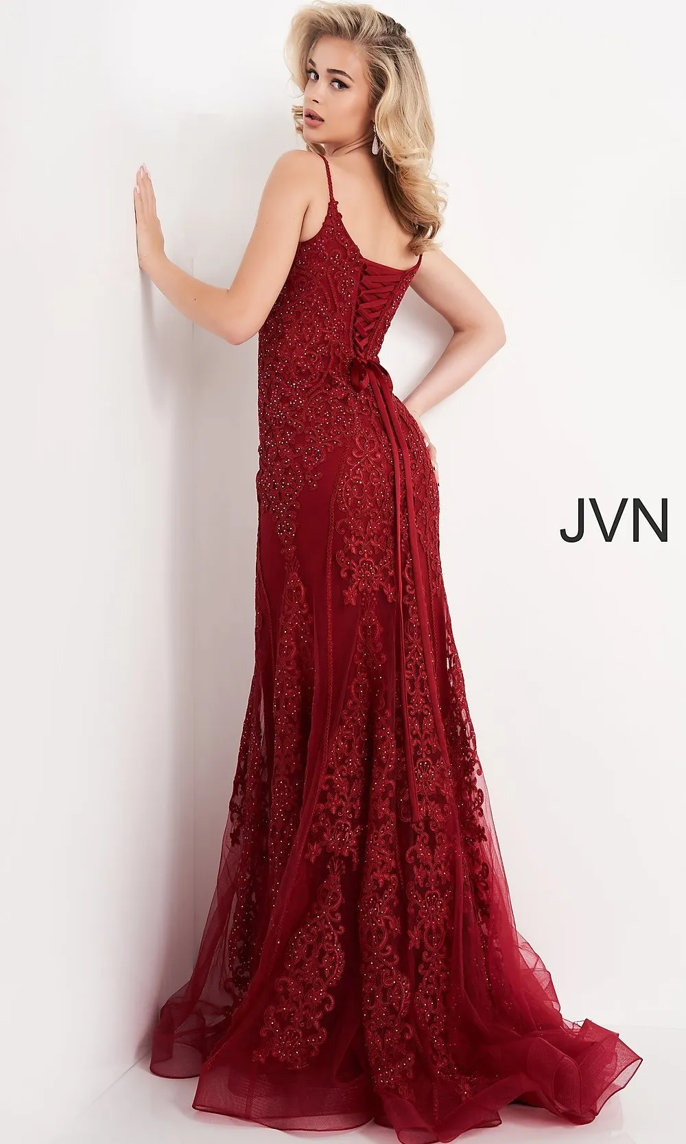 Corset-Bodice Sequin JVN by Jovani Formal Dress