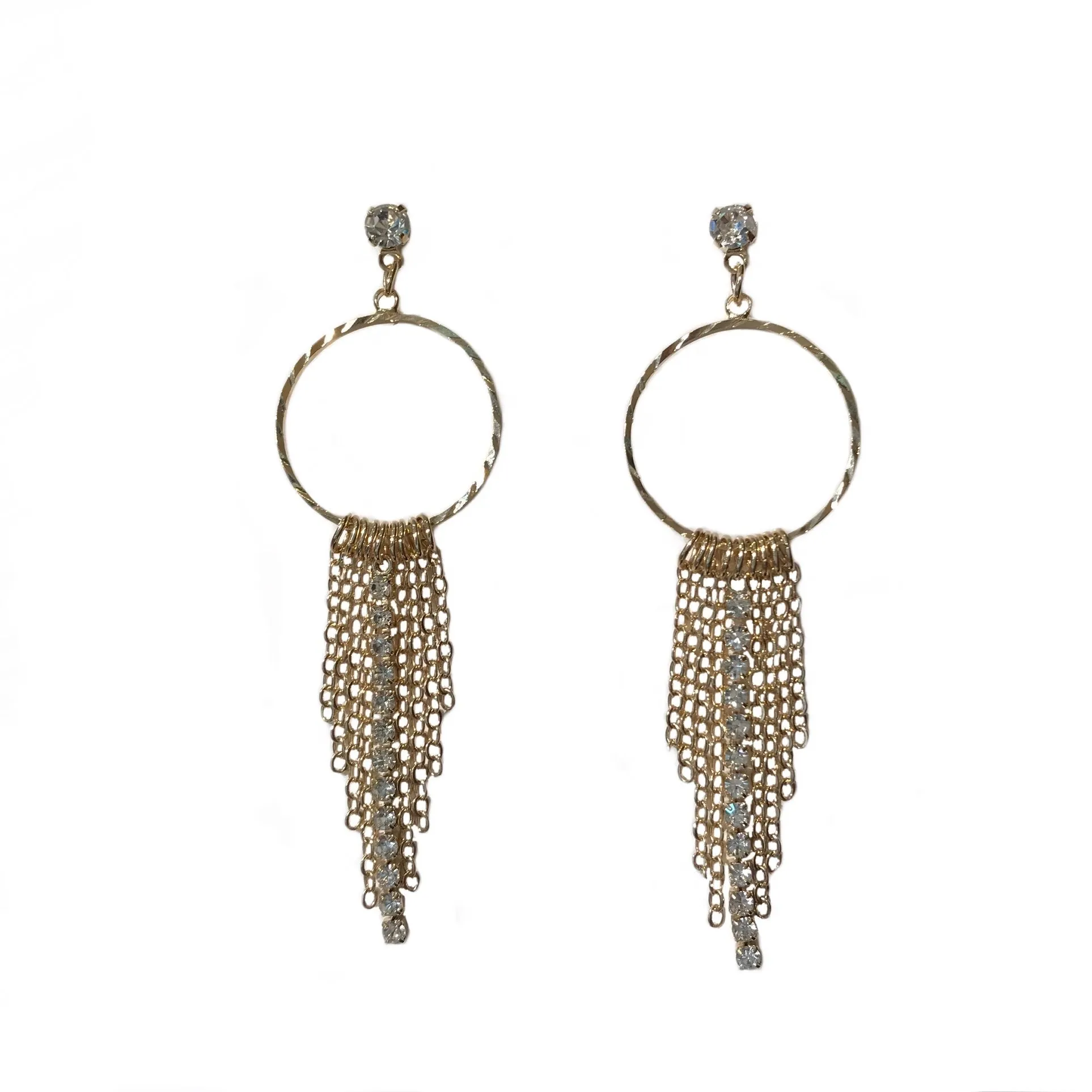 Crysta Tassel Dangle Earrings