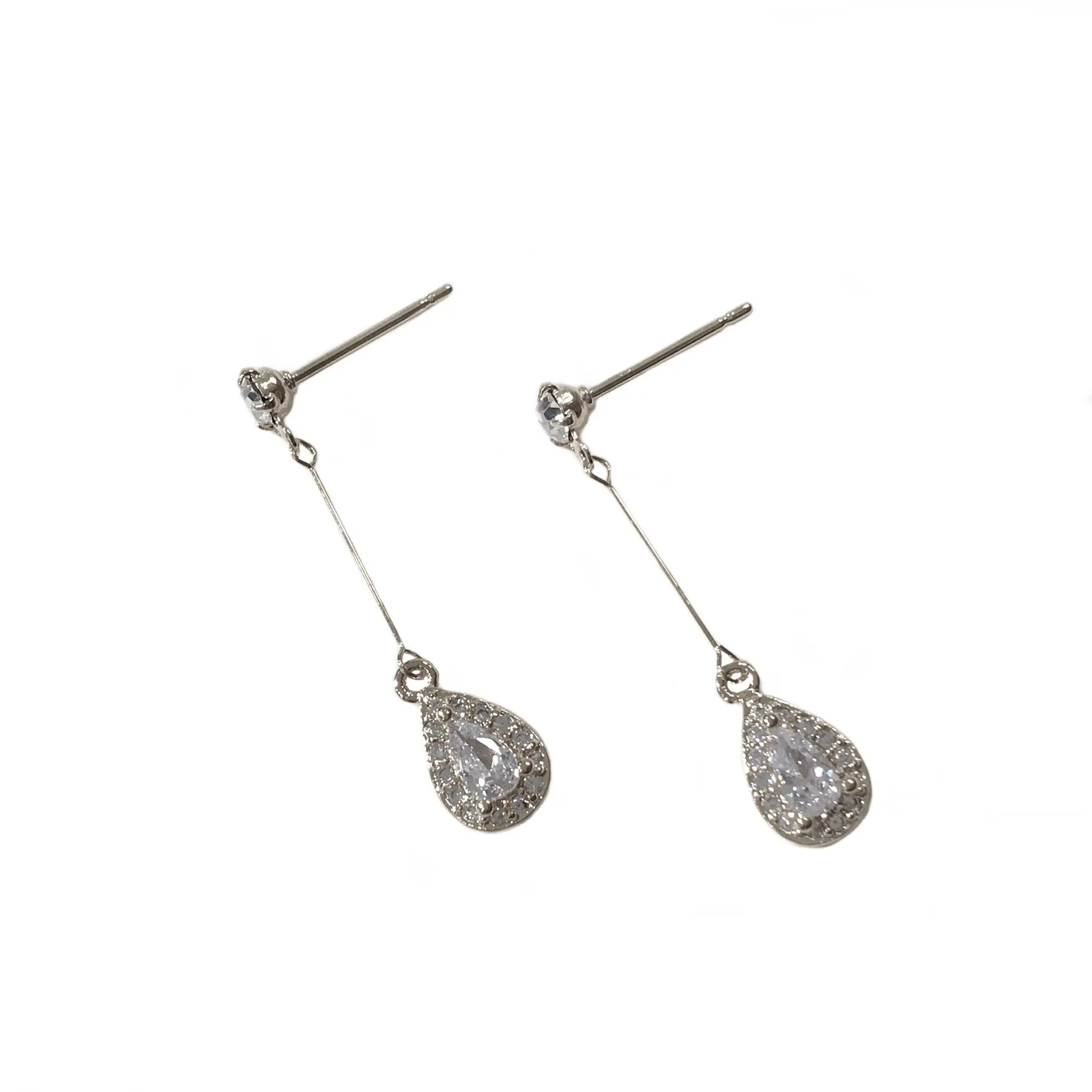 Crysta Teardrop Dangle Earrings