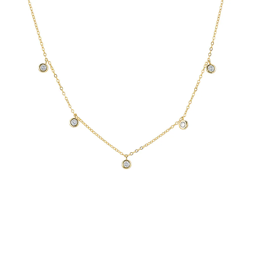 CZ Charm Necklace