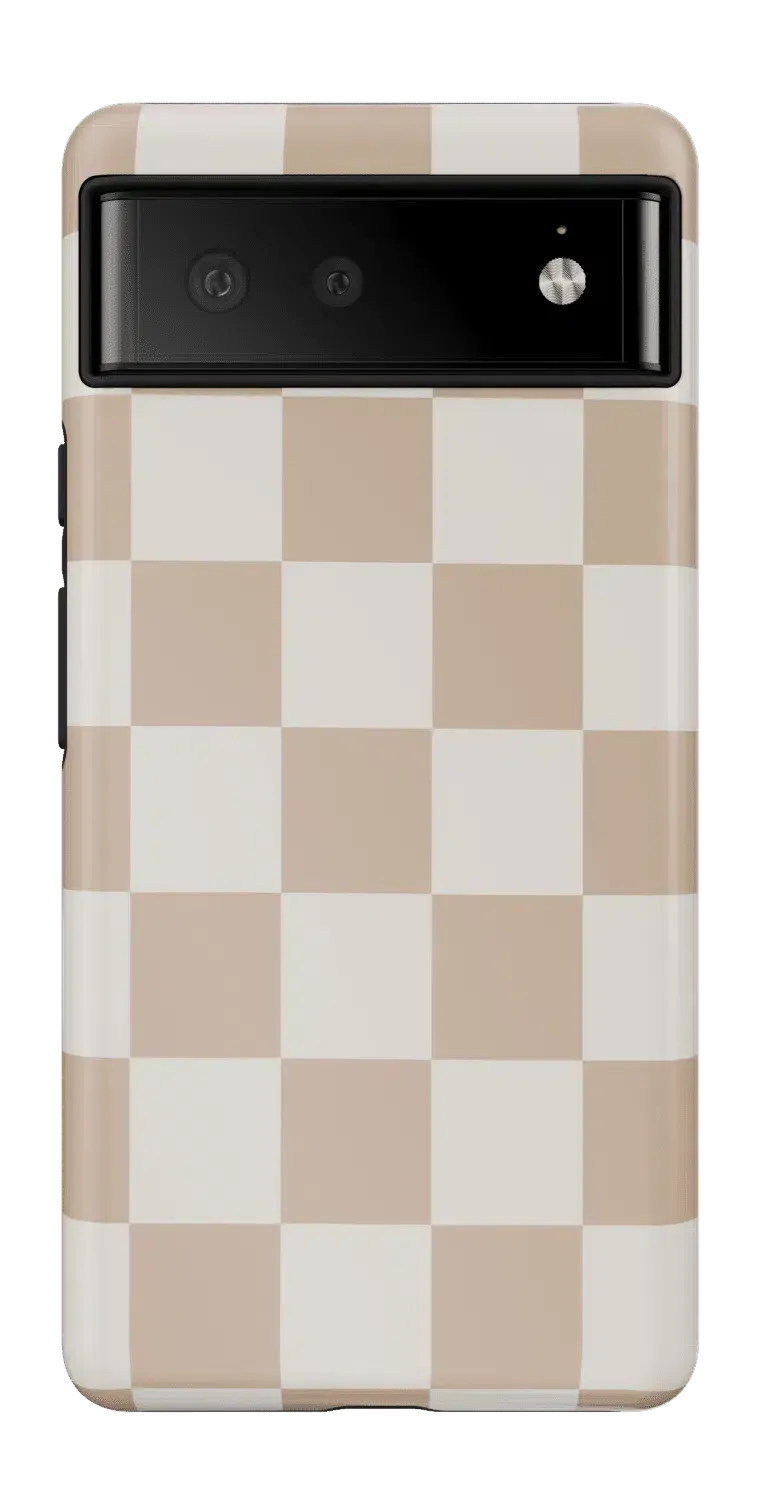 Fit Check | Neutral Checkerboard Google Pixel Case