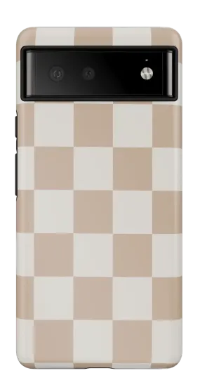 Fit Check | Neutral Checkerboard Google Pixel Case