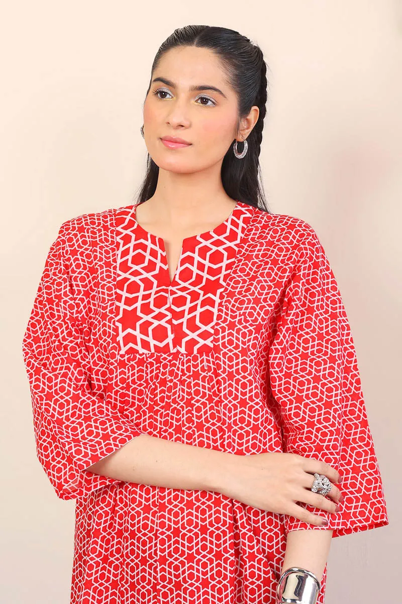 Geometric Kurta