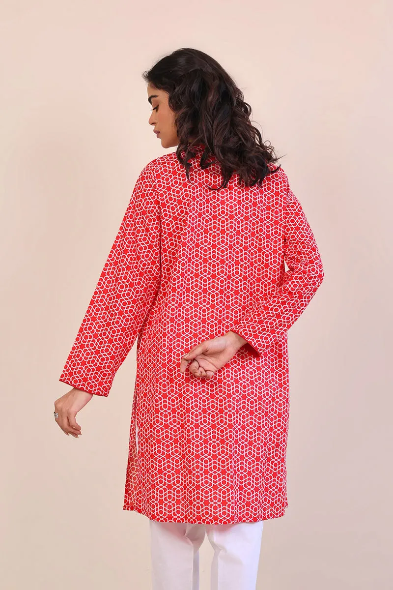 Geometric Kurta