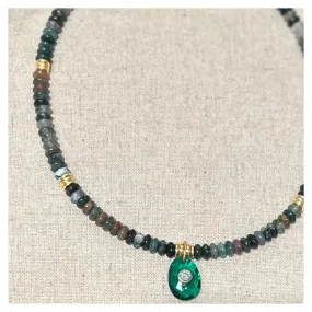 Green Jasper Neptune Necklace