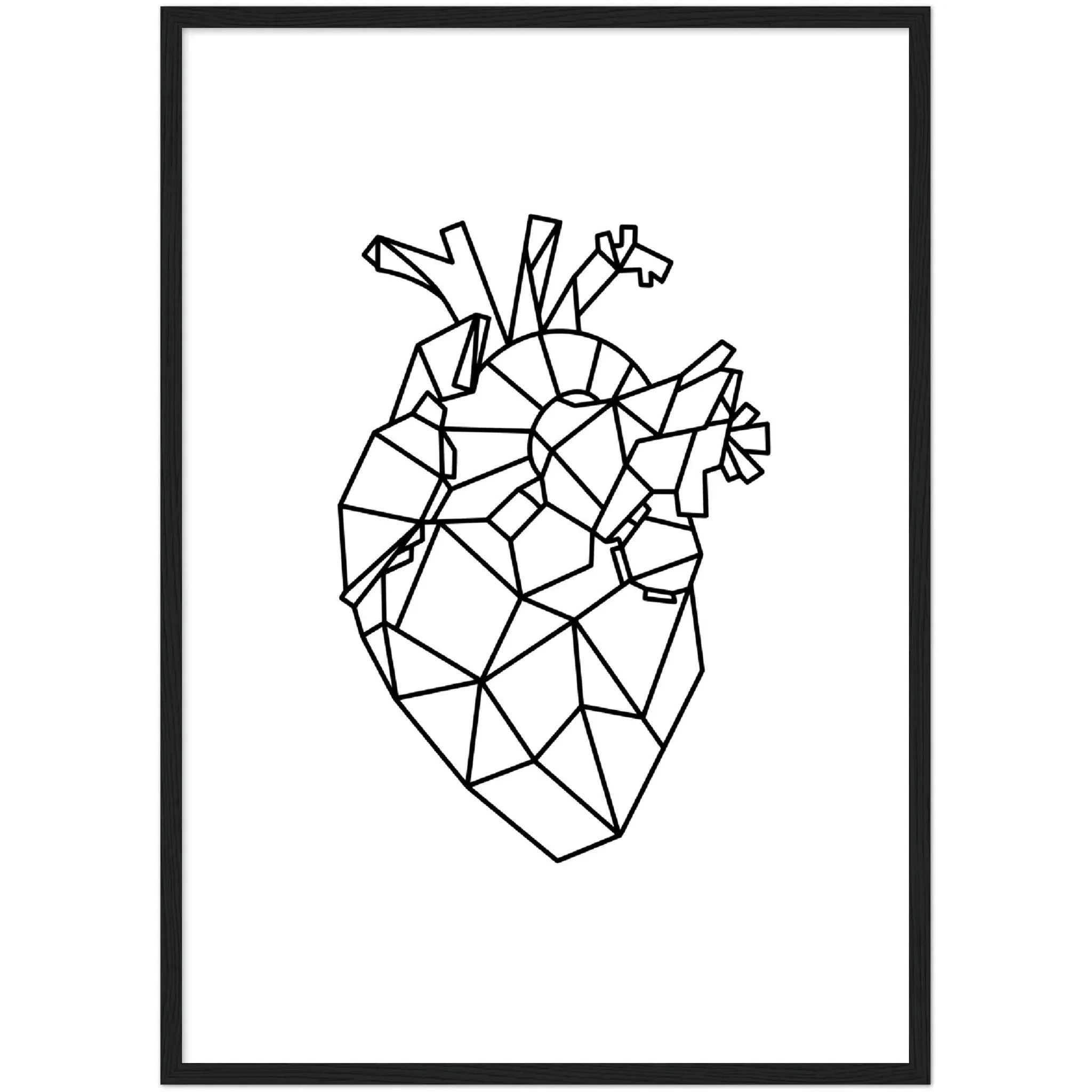 Heart Geometric Wall Art