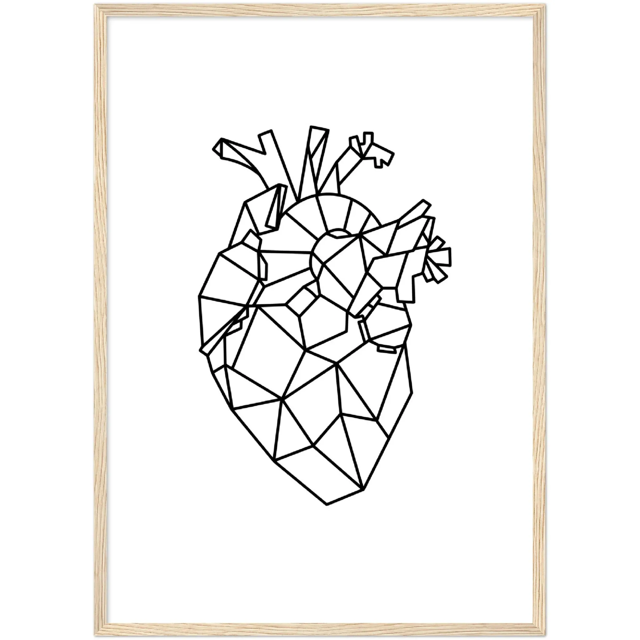 Heart Geometric Wall Art