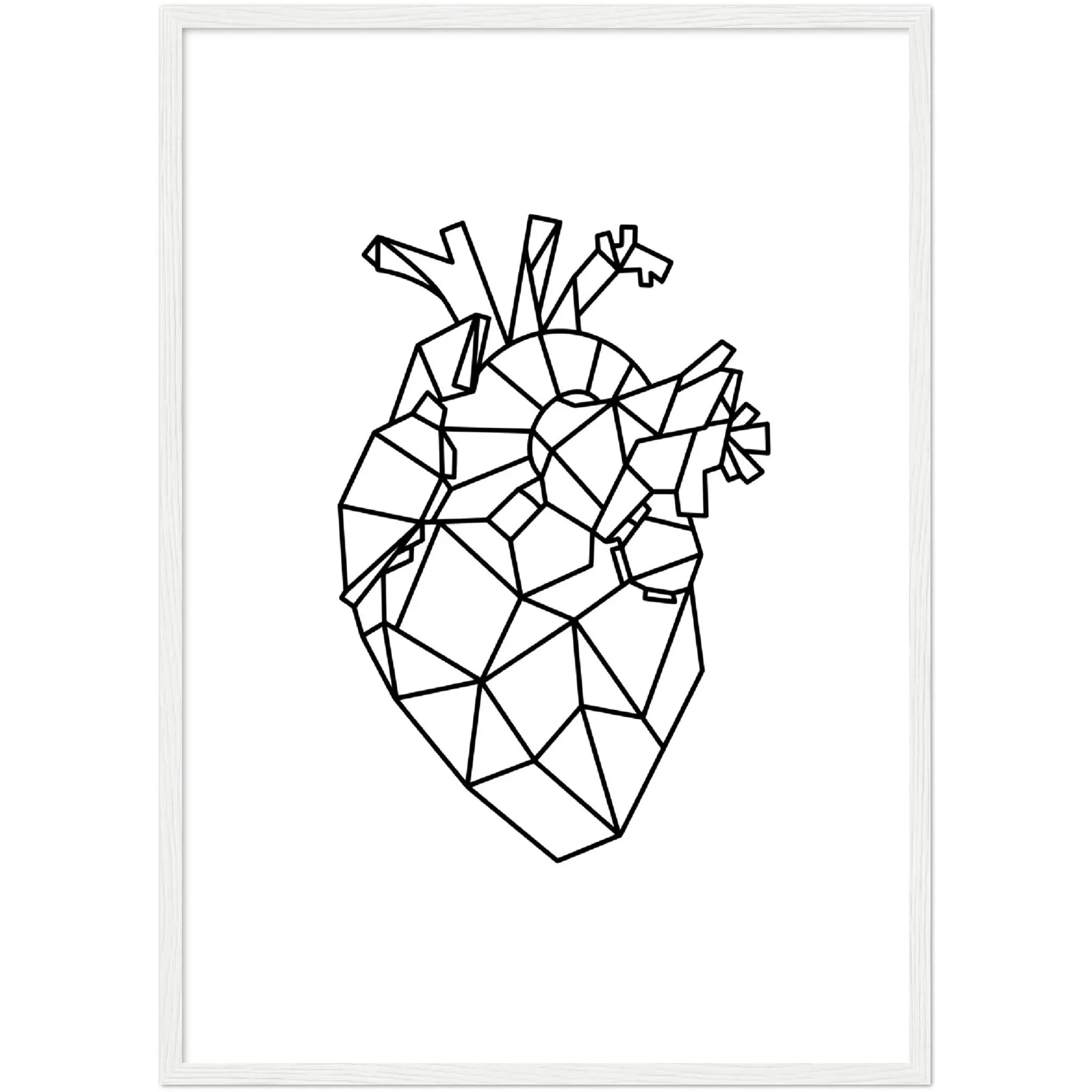 Heart Geometric Wall Art