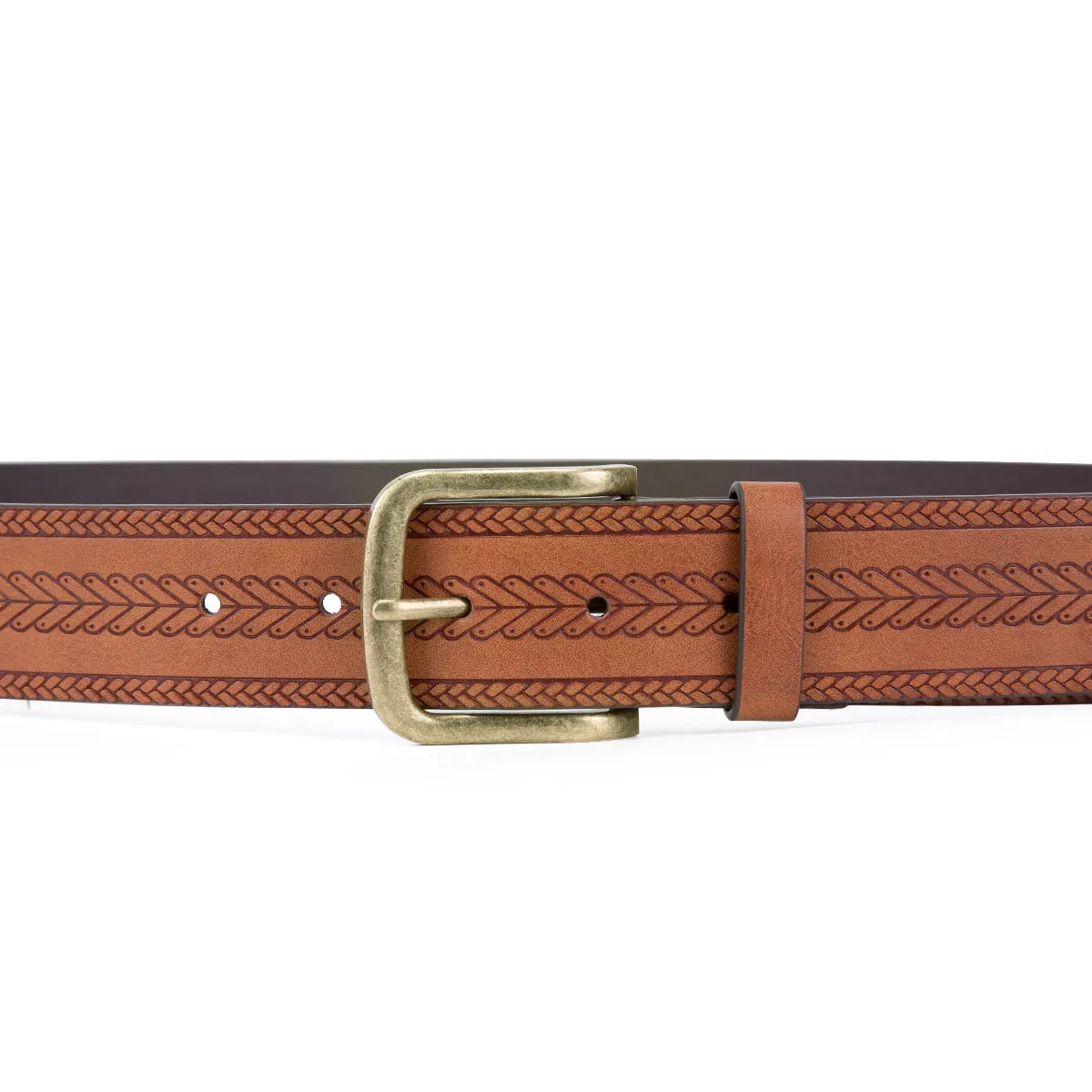 Herringbone Embossed Belt 4 Colors