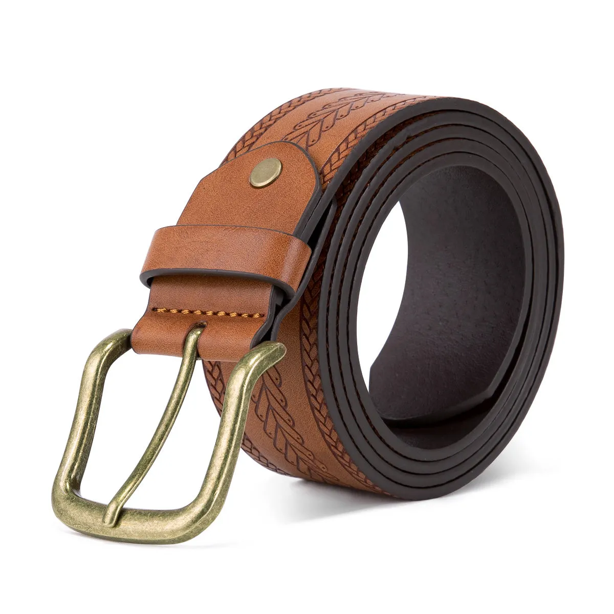 Herringbone Embossed Belt 4 Colors