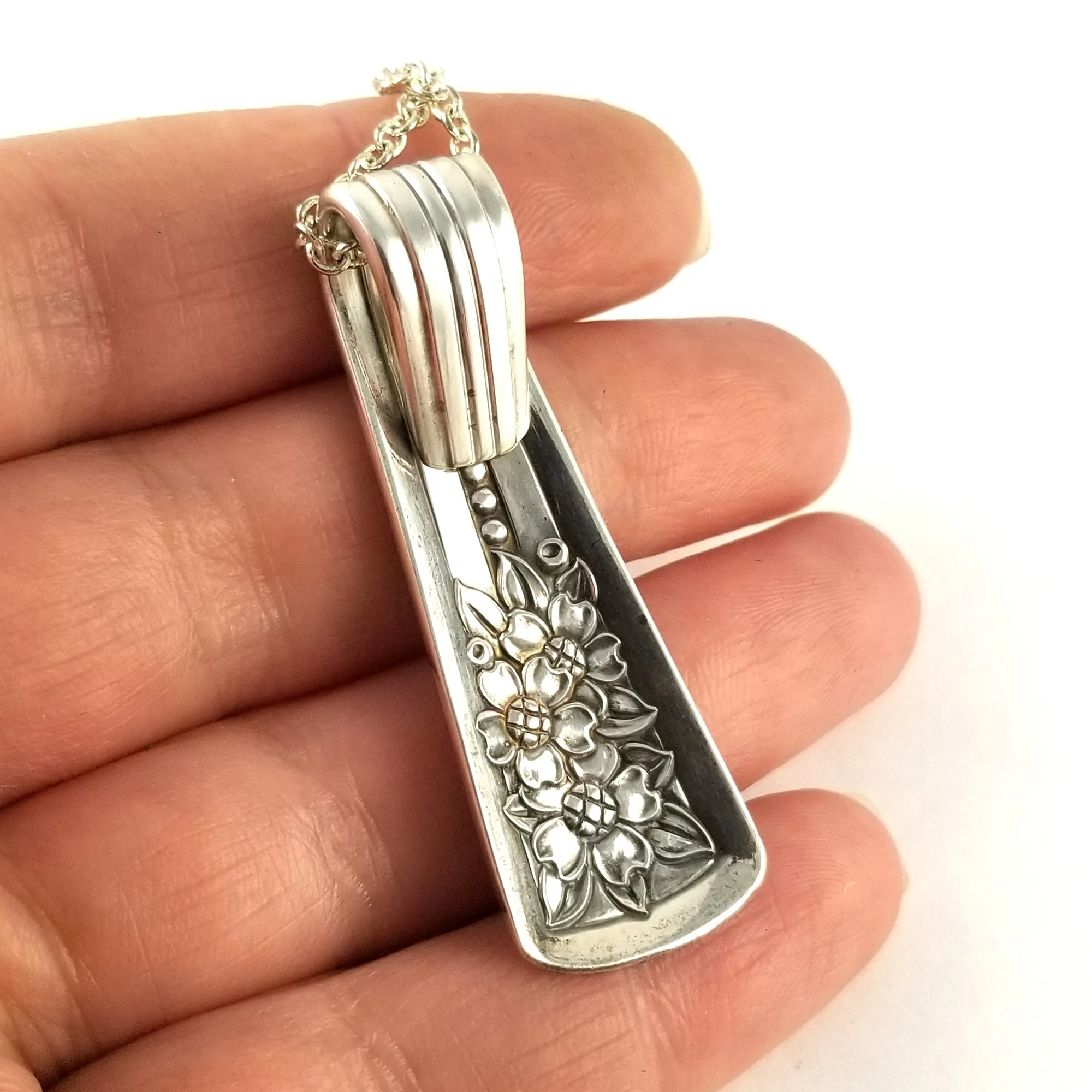 International Silver Belle Spoon Necklace