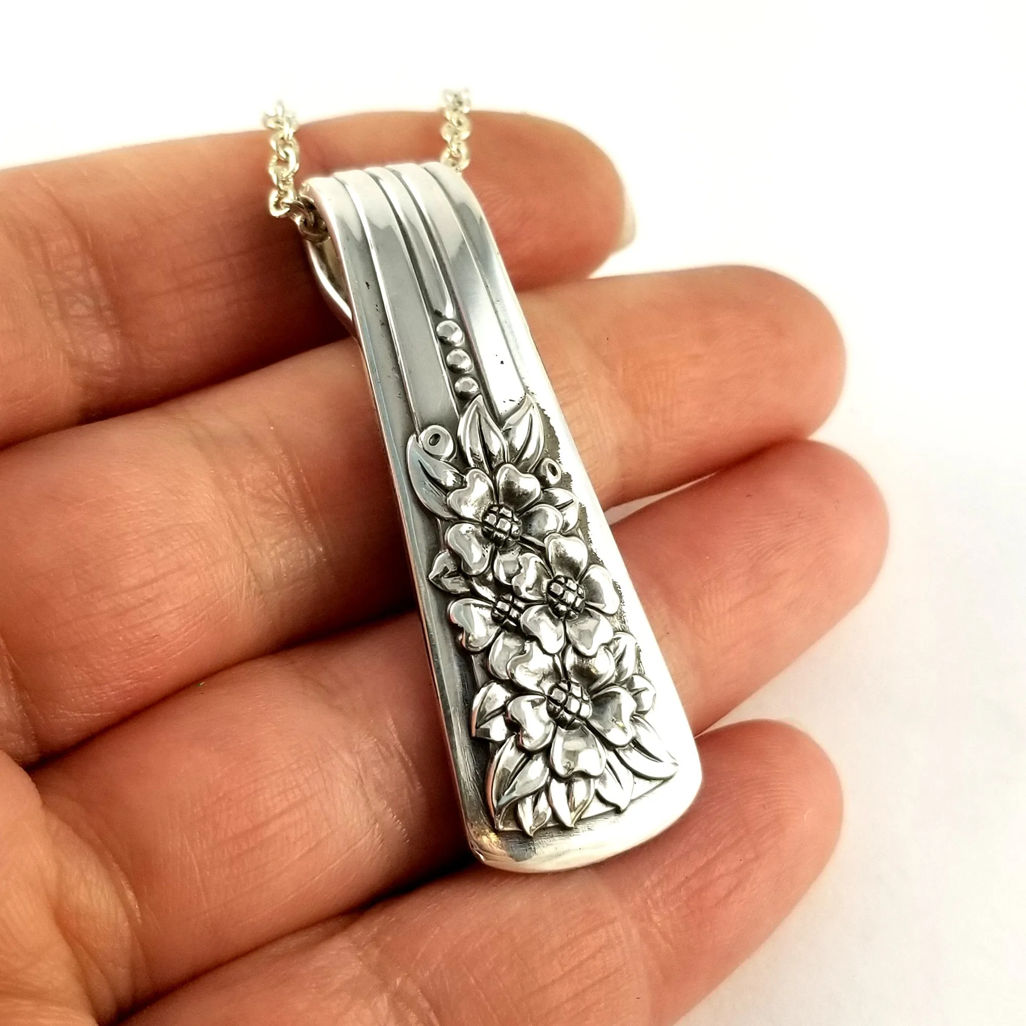 International Silver Belle Spoon Necklace